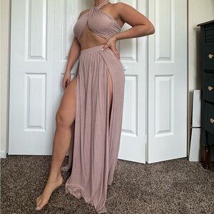 Papermoon Mauve Maxi Skirt set